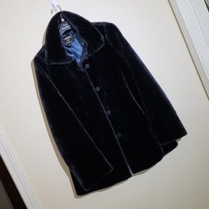 Dennis Basso Faux Fur Jacket Coat NWOT